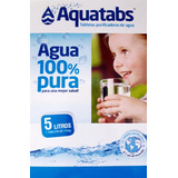 Tableta Pastilla Purificadora De Agua Aquatabs 1 X 5 Litros