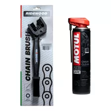 Kit Limpiador De Cadena Motul C1 + Cepillo Para Cadenas