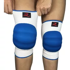 Joelheira Vôlei Profissional Elástica Realtex Masculina Azul