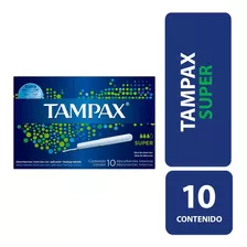 Tampones Tampax Super, 10 Unidades