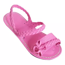 Huaraches Artsanales Mujer Tejidos Diadema Rosa Sintético