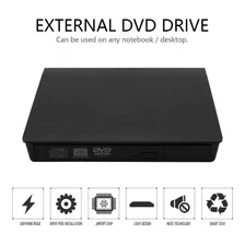 Unidad Externa Lector Quemador Dvd-rw Usb 3.0 Super Slim Jwk