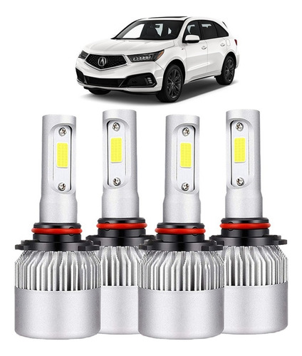 X Kit De Faros Led Para Acura 8000lm 78w Para Luz Alta Y