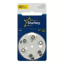 Kit 90 Baterias Pilha Aparelho Auditivo S10 Pr70 Starkey