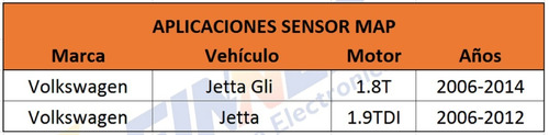 Sensor Map Volkswagen Jetta Gli 1.8 Jetta 1.9 Tdi Foto 5