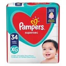 Fraldas Pampers Xg