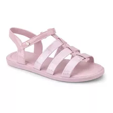 Sandália Infantil Feminino Bibi Soft Flat Rosa Shine