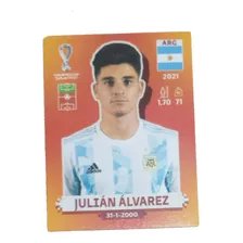 Figurita Mundial Qatar Arg 17 Julián Álvarez 100% Original