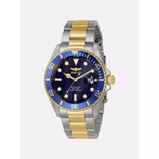 Relógio Invicta Pro Diver Gmt Aço E Ouro Masculino Original