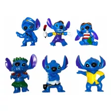 Kit Com 6 Bonecos Lilo E Stitch O Filme Brinquedoinfantil