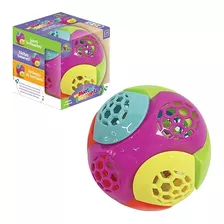 Brinquedo Bola Maluca Bebê Criança Pula Vibra Som E Luz 
