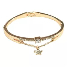 Abalorio Pulsera Con Cerradura Y Dije De Estrella