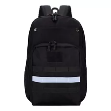 Mochila Camuflada 50 Litros Notebook Acampamento Impermeável Cor Preto