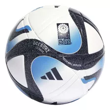 Balón adidas Oceaunz League Para Color Blanco, Universitario, Azul Brillante Y Plateado Metalizado