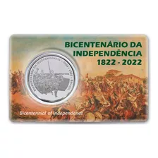 Moeda Bicentenário Independência 2022 Nova