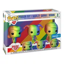 Funko Purpose Pop Pride Harley Quinn Poison Ivy Robin 