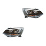 Faro Izq Fdo Crom Volkswagen Crossfox 15/16 Generica