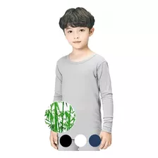 Pack 2 Camisetas Niños Bambu Térmica Primera Capa 