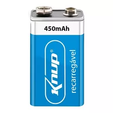 Bateria Recarregável 9v 450mah Knup Blister Original