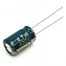 Kit 6 Capacitor Eletrolítico 4,7uf X 400v 105º