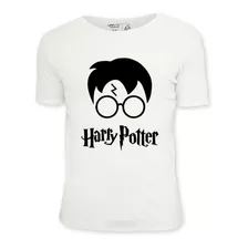 Camiseta Harry Potter Infantil E Adulto Tecido Malha Fria 