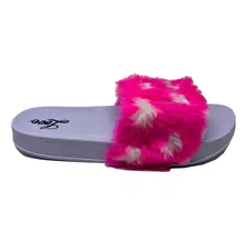 Chinelo Slide Feminino Love Pelinho Chinela Leve E Macia