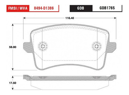 Balata Trasera Low Trw Audi S5 2008 Foto 2