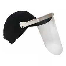 Gorra Resistente A Impacto Negra Con Proteccion Facial