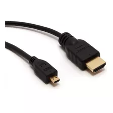 Cable Hdmi A Micro Hdmi Full Hd 1080p 3 Metros Negro