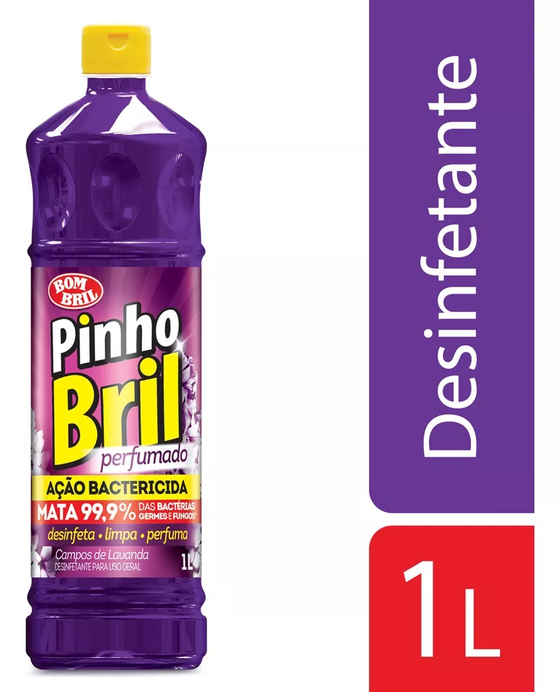 Desinfetante Pinho Bril Campos De Lavanda 1l