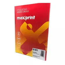 Etiqueta 6181 Ink/las 25,4x101,6mm 100fls Maxprint