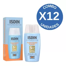 Combo X12 Isdin Fotoprotector Spf50+ Fusion Water Magic 50ml