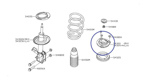 Soportes Amortiguador Delantero Para Nissan Qashqai J10 Foto 2