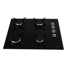 Cooktop 4 Bocas A Gás Bct4p Preto Britânia Bivolt 110v/220v