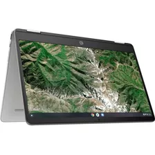Notebook Chromebook Convertible Hp Quadcor 4gb 64gb 14 Touch Color Plateado