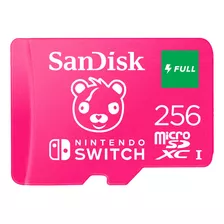 Cartão De Memória Nintendo Switch 256gb Fortnite Edition Nfe