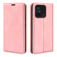 Funda Case Para Xiaomi Redmi 12c Flip Cover Rosa Antishock