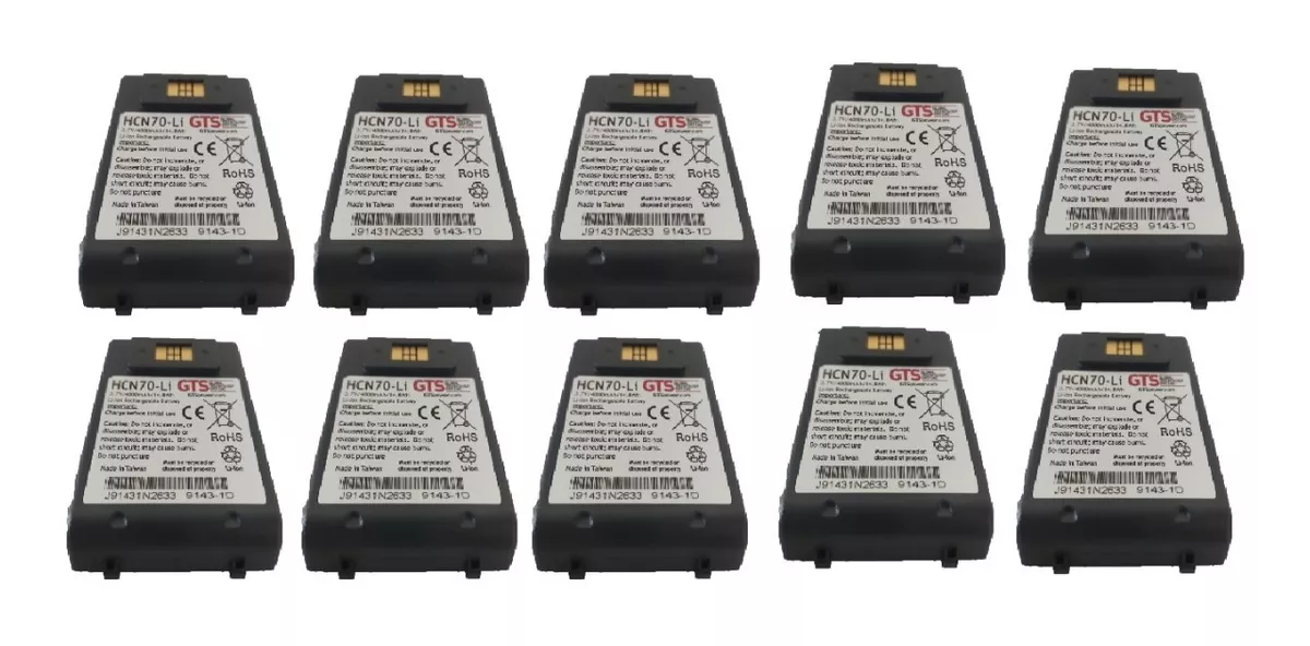 10 Pack Baterias Hcn70-li Para Intermec Cn70 Cn70e 