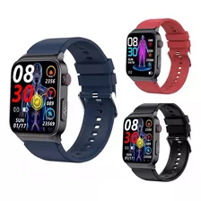 Smartwatch E500, Glucosa, Presión Arterial, Ecg, F Cardíaco Color De La Caja Azul