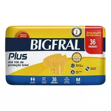 Bigfral Pañal Plus Talle M 36 Unidades