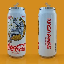 Termo Lata Coca Cola Astronauta 500ml, Acero, Nasa