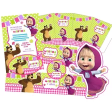 2x1 Kit Imprimible Masha Y El Oso, Fiesta Infantil, Nena