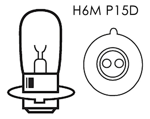 Faros Led H6 P15d Para Honda Rancher 400 4x4 2004-2007 Foto 6