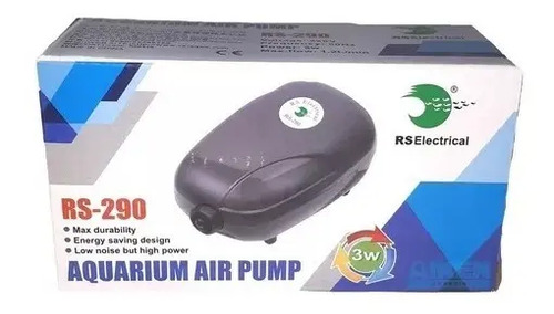 Aireador Rs-290 1 Salida + 5 M Manguera. Pecera,hidroponia