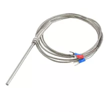 Sensor Temperatura Pt100 400 ºc 3 Hilos 10 Cm 2 Metros Cable