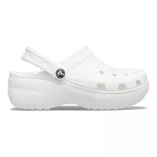 Crocs Classic Platform Clog Blanco 