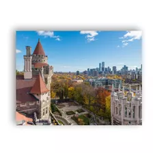 Quadro Tela Decorativo Casa Loma Toronto 120x90