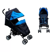 Coche Baston Para Bebe Infanti Nuevos Cosco Color Azul Chasis Negro