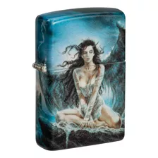 Mechero De Bolsillo Zippo Luis Royo Woman Angel 540 Color