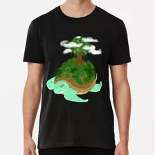 Remera Tortuga Tierra Algodon Premium